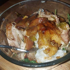 Didn't have maple but I sprinkled everything in sugar, it wasn't a great substitute but that food was still a crowd pleaser and very simple.