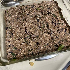 I cooked in frozen blueberries and greens for my own liking and added honey on top. It is delicious. Will be my go to recipe