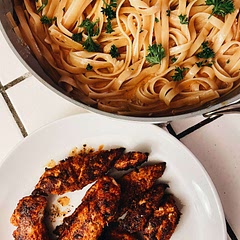 this was just as good as the Italian restaurant down the street.  Appreciated the clear instructions. It was too spicy for half my kids. But plan to make it again!