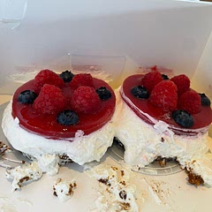 Five stars! This tasted amazing. I was able to make 12 3-inch mini cheesecakes. The cheesecake was soft and fluffy and so very, very smooth. I did have some stability issues. They started wilting rather quickly after I took them out of the fridge, but they were for an event at someone else’s house, so I had to travel with them. The heat got to them pretty quickly and they bulged and then puddled. The recipe has the crust up the sides and I imagine this is why. I’d stick to a high crust and serve them cold to stop the bulging. You could also try to add a tiny bit of gelatin to help it keep its shape or just serve it in a little bowl. The crust didn’t hold together too well either, so I baked them. If you want to stick to a no-bake recipe, add more butter to the crust. They weren’t perfect, but they tasted amazing! So worth it.