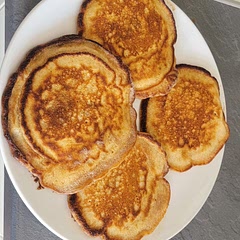 Super simple to make. I did add a tsp of vanilla extract and 2 1/2 tsp of cinnamon to give some more flavor. Came out fluffy and smooth.