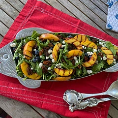 I enjoyed making this and it was a big hit, served on a flat platter so that things wouldn’t fall to the bottom of a bowl and then just scooped with a wide spoon. It was delicious!
