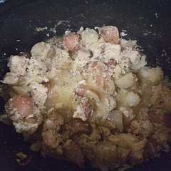 I added onion and a can of chicken broth. Also added garlic salt and worcestershire sauce about halfway thru when I felt it needed more flavor. Added salt and pepper after it was plated as well. Came out sooo good!