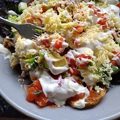 I put it on some potato Nacho's