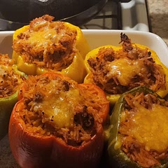 Made this with yellow rice and additional seasonings. It was fun and came out well! My partner and I enjoyed it.