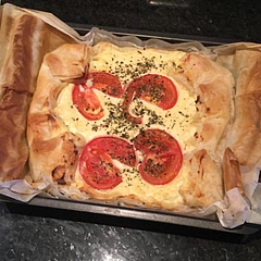 Very good recipe. Although I used a square dough, it was really good.