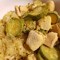 I made it as a curry over rice so I added less water and more coconut milk. I also couldn't find green curry paste locally, so I used a coconut lime curry mix from a can and it was still pretty good!