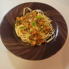Ended up using a whole pound of ground chicken.