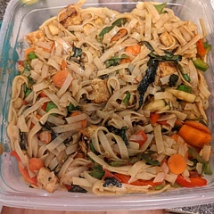Used vegan oyster sauce and omitted the fish sauce, tasted like it could have been sweeter but was overall really good.
