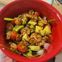 SO DELICIOUS!!!

 I added onion but otherwise followed the recipe exactly and it was seriously bomb. That dressing is so 🔥 👌 😍 😋 💯 

My 7 year old tried but hated it and she's gotten pretty into salads lately so maybe not a kid meal