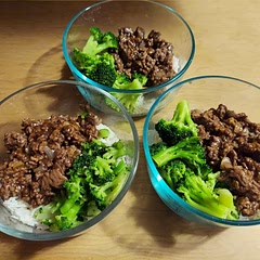Great for meal prep. I didn't add salt, just used a little liquid aminos along with the coconut aminos. Used yellow onion and cooked it just before the garlic and ginger.