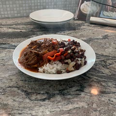 So good. I did a simple black bean dish instead of just regular black beans