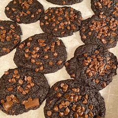 These were great I added espresso powder and used vegan chocolate almond milk instead of soy and extra vegan chocolate chips! My kids love them!!