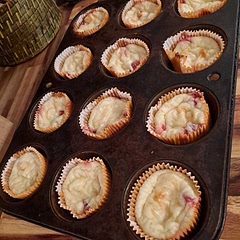I wouldn't call these muffins but mini cheesecakes instead. Grat texture and flavor.