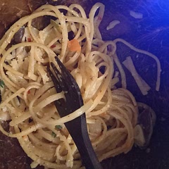 Pretty decent meal easy to cook. Don't add water or worry about the brothe not being enough make sure the spaghetti is fully submerged in through out most of the process. Almost finished my meal and it's tasty while also filling.