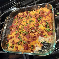 This was delicious! The whole family loved it. It reminded us of cheesy potatoes, used it as a side dish vs a main course. Will definitely make again