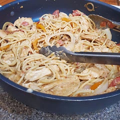 I didn't have mushrooms or red onions. I would definitely recommend this one!