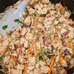 This was good! A little spicier than expected, so next time I would use less Sriracha. It's basically just a stir fry, but easy and tasty.
