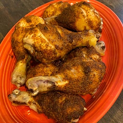 Didn’t get as crispy as I’d like but the flavor was great!