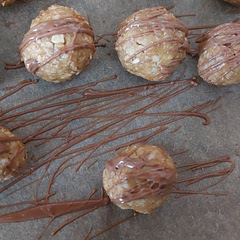 So easy to make, mine kids love making them. We put a little chocolate on top. Our go to snack
