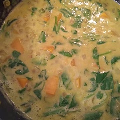 I would lessen the veg stock by a cup. Cooked it for longer than directed and it still ended up more soup than stew. Also added more salt than suggested and doubled spices and added a full jalapeno. Still almost too bland.