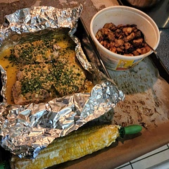 I cooked it in oven. It was awesome mmm