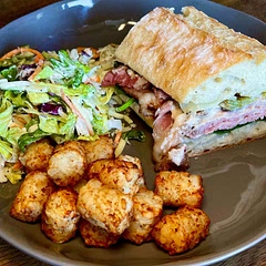Made a sandwich with TJ’s truffle aioli. Yum!