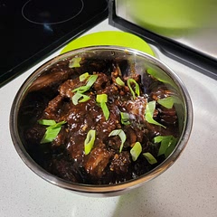 Made mine with beef stew meat and tenderize it