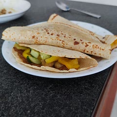 I made the chicken for quesidilla and best fusion food I must say