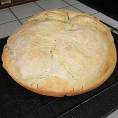 This turned out really tasty but I maybe needed to leave it for longer than the recommended time to make it rise - I also had to bake it for quite a bit longer than mentioned in the instructions.