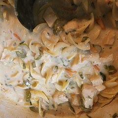 This may not be the most aesthetically pleasing picture, but this is SO good. My new favorite chicken noodle soup recipe.