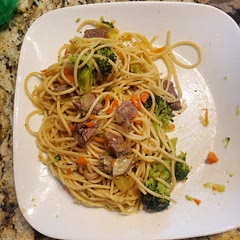 It turned out amazing. I added some cabbage, carrots, green onions and made some Korean grilled flanken ribs to add to it as well.