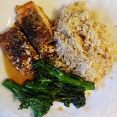 Very nice.  Next time I'd probably add a bit of garlic to the tenderstem.