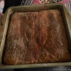 My mom is trying to eat it before it’s ready.