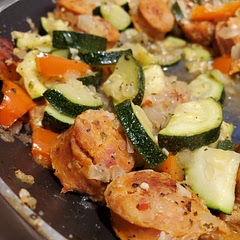 It is so delicious! Only thing I would change is making sure I use a small onion next time and perhaps more sausage. Still very yummy! Paired it with sweet potato on the side! So good!