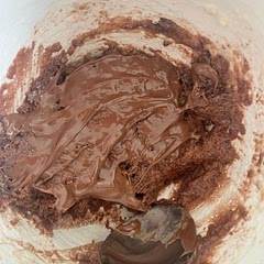 I added cocoa powder to this and it doesn’t look the best but it tasted sooo good! I had to make more later that day with nutella on top.