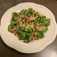 Used bulgur instead of quinoa