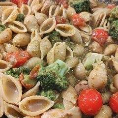 Added pasta to ours as we are not doing Keto but great easy quick midweek dinner for after work.