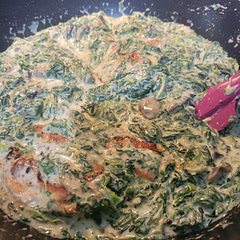 Should have taken pic before submerging the chicken breats.