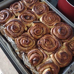 My only tip would be it takes about 4 cups powdered sugar to make it icing otherwise it is more like glaze but they were fabulous!