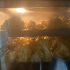 I put it in the air fryer to make it even crispier