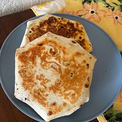 It was really good. The recipe does state this but use the sour cream almost like a glue to hold the tortilla together I didn’t realize that at first.