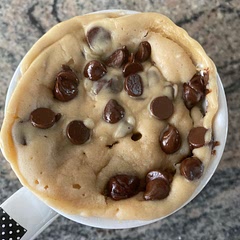 This is so good. I doubled the recipe, and used semi-sweet chocolate chips instead. 10/10