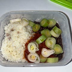 Delicious recipe. However as you can see I bought celery instead of green onions instead. Regardless of that, I highly recommend doing this!