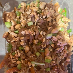 Very yummy! I think next time I’ll add some more veggies like bok choy or something but over all really good. I also added significantly more pepper flakes