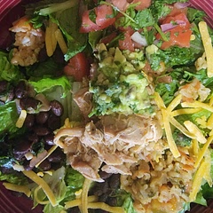 I cooked the chicken in the crockpot on high for 4 hrs. It shredded beautifully. I used two small jalapeños in place of the canned green chilies. I put mine on a salad and made quesadillas with the meat for my husband. The meat was flavorful.