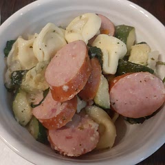 This was really good! I added cheese tortellini and fresh spinach to make it a full on meal.