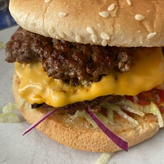 Tasted really good. Takes a long time to make burgers for a family of 5 though unless you want to use multiple frying pans. Great for kids.