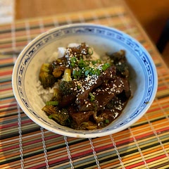 Delicious!  Next time I will had equal parts garlic and ginger.