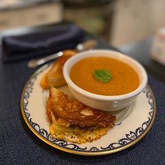 Turned out great but went with only one head of garlic and would recommend cutting half the top off so it roasts more thoroughly.  (Also used half/half and added a separately roasted seeded and chopped poblano to the celery/shallot mix).